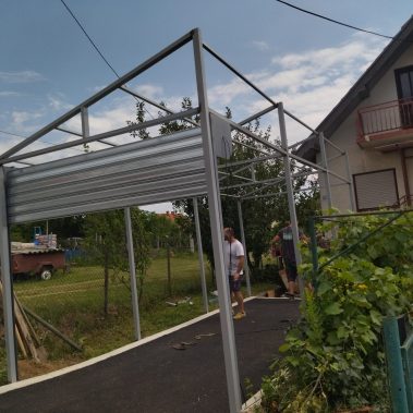 Rolo rešetke od čeličnih cevi za prodavnice Palilula